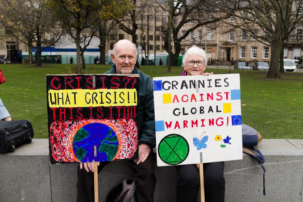 COP27 march, Edinburgh